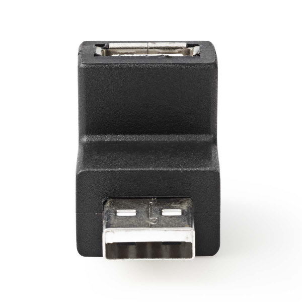 4 stuks USB-stekker naar vrouwelijk, USB-A-adapter 90 graden gehoekt