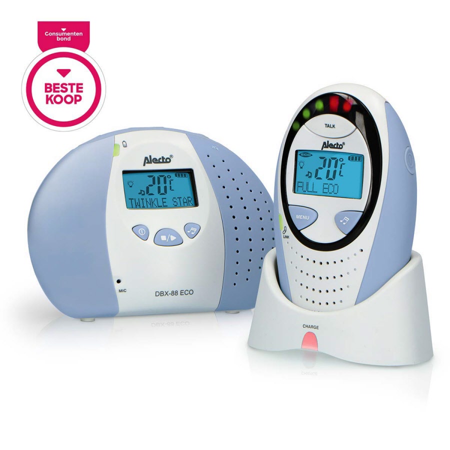 Full Eco DECT babyfoon met voorgeprogrammeerde slaapliedjes - Alecto ...