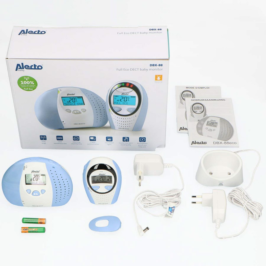 Full Eco DECT babyfoon met voorgeprogrammeerde slaapliedjes - Alecto ...