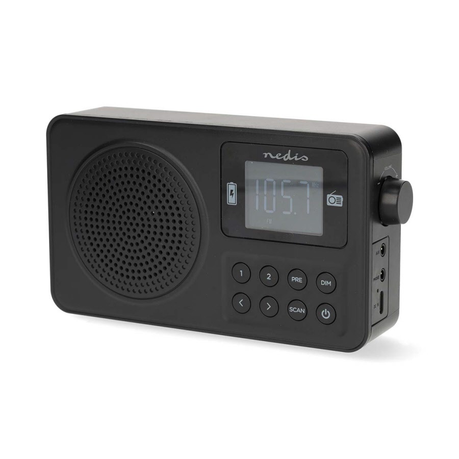 Draagbare FM/AM-radio – Mini Transistorradio met Telescopische Antenne, DSP Anti-Interferentie, 130g Lichtgewicht voor Wandelen, Fietsen, Campings en Ouderen (Zilver
