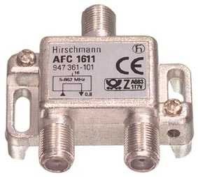 Hirschmann Antenneversterker Hv14 4 weg 5, 5db Retourgeschikt