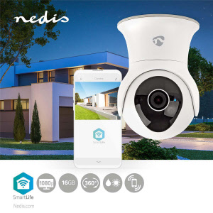 Wi-Fi Slimme IP-Camera | Draaien/Kantelen | Full-HD 1080p | Buiten ...