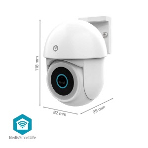 Nedis WIFICO22CWT SmartLife Camera voor Buiten